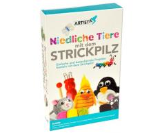 Artista 9322140 Simpatici Animali con la Maglia Fungo, Set Fai da Te