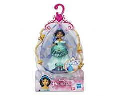 Disney Princess - Jasmine bambola con sistema Royal Clips e gonna con una clip di chiusura