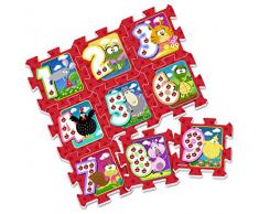 Stamp - Tp674001 - Puzzle sol - imparo Le Figure in Samusant - Tappeto Schiuma - 88 x 88 x 1,5 cm - 9 camere