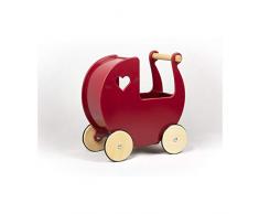 Moover - Passeggino in Legno, Rosso