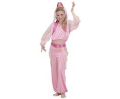 Widmann WDM58637 - Costume Per Adulti Genio della Lampada (140 cm/8-10 Anni ), Rosa, XS