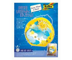 Folia 68101 - Set Lanterne, Sole, Luna e Stelle, con Lanterna e Luce LED, Multicolore