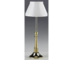 Kahlert Licht 10214 - Lampada per casa delle Bambole, con Base in Metallo e Paralume in plastica