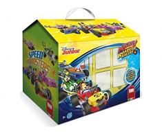 Multiprint Casetta 7 Timbri per Bambini Disney Mickey, 100% Made in Italy, Set Timbrini Bimbi Personalizzati, in Legno e Gomma Naturale, Inchiostro Lavabile Atossico, Idea Regalo, Art.09945