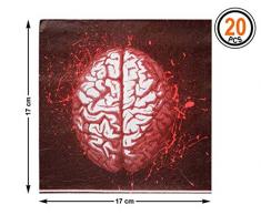 Generique - Atosa 41694 - F.Pls. Asciugamani per Halloween, 17 x 17 cm, 20 u