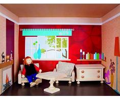 Rulke RULKE22878 Dollhouse su mensola Soggiorno Giocattolo