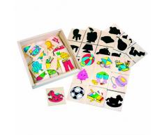 Bino 84170 - Gioco Legno Associa Le Figure