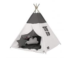 Elfique New Tipi INDIANERZELT SPIELZELT DOPPELT Coperta Imbottita (Tenda con soffitto)