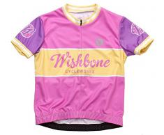 Wishbone 3207 - Camicie per i Bambini in Bicicletta, Taglia S, Colore Rosa