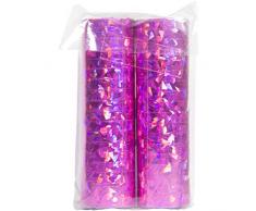 Folat Stelle filanti olografiche Magenta 4 m - 2 Pezzi