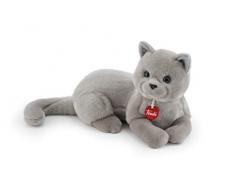 Trudi- Peluche Gatto, Colore Grigio, 21039