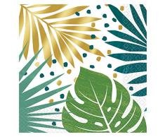 Amscan International 9904862 - Tovaglioli da pranzo stampati, confezione da 16 pezzi, motivo: Key West