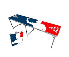 Original Cup - Tavolo Ufficio di Beer Pong, 240 x 60 x 70 cm, Giochi Alcolici - Player