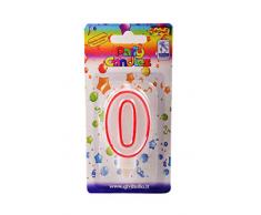 Givi Itali Givi Italia_51400 24 Candele Numero 0, multicolore