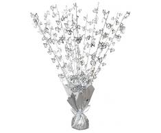 Partito Unico Glitz Matrimonio Anniversario Palloncino Peso Centrotavola (argento)