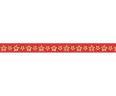 URSUS 590500185 Masking Tape Stella di Natale, 15 mm x 10 m, 1 Rotolo