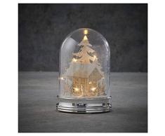 Edelman Campana con Scena Natalizia E LED Natale Decorazioni E Oggettistica, Multicolore, 8718861684254