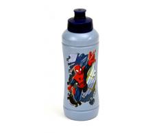 Ciao- Spider-Man City Borraccia Sport Bottle, Grigio, 33903