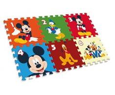 Kids- Tappeto a puzzle in EVA da pavimento, 90 x 60 cm, multicolore (WD20122)