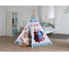 John Disney Tipi in legno Tenda per bambini gioco Frozen 2, Colore bianco, 75216