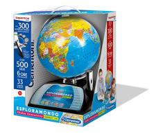 Clementoni- Sapientino Esploramondo Connect 2.0 Gioco Interattivo Mappamondo Didattico, (Versione Italiana), 11992