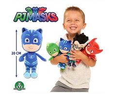 Pj Masks Peluche Ass.Display, Modelli assortiti, 1 pezzo