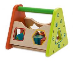 Teorema 40504 - Gioco Didattico in Legno, con Formine Colorate ad Incastro