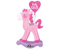 Amscan 3161101 23 x 127 cm cavallo a dondolo Air Walkers foil palloncini