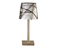 Kahlert Luce 10227 - Mini Doll Accessori - Lampada da Terra Scudo di plastica Holzfuss