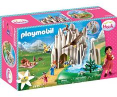 Playmobil Heidi 70254 - Lago di Cristallo, Include Heidi, Peter, Clara e Pompa dAcqua, dai 4 Anni
