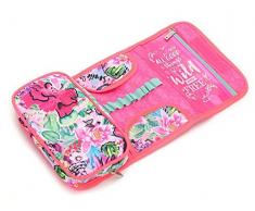 C Y P - Astuccio Arrotolabile con Fiori e Camino, Multicolore (NC-31-CH