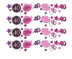 Amscan, coriandoli per il 40° compleanno 9900602, 34 g (confezione da 3)