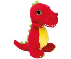 Suki Gifts 14372 - Peluche Dinosauro T-Rex, 17 cm, Rosso