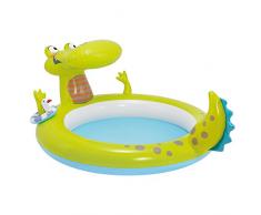 Intex 57431 - Piscina Alligatore con Spruzzo, 198 x 160 x 91 cm