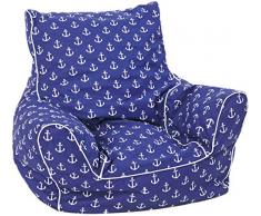 KNORRTOYS.COM KNORRTOYS 68207 Maritim Blue Bambini Pouf