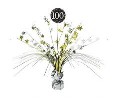 Amscan, decorazione centrotavola per 100esimo compleanno, da 45 cm, 9901733 (lingua italiana non garantita)