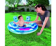 Bestway 52180 - Piscina Hippo con Fondo Gonfiabile, 98 x 33 cm, Azzurro