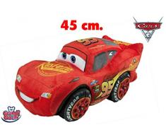 Grandi Giochi- Peluche Cars 3 Saetta McQueen, 45 cm, GG01258