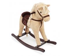 Bayer CHIC 2000 407 01 cavallo a dondolo Sammy, altalena per bambini a partire dai 18 mesi, Gioco, Beige