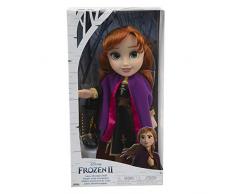 Giochi Preziosi Disney Frozen 2, Anna con Vestito delle Avventure, Bambola 35 cm