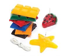 Baker Ross Candele Fai Da Te per Bambini da Creare, Personalizzare ed Esporre come Idea Creativa (confezione)