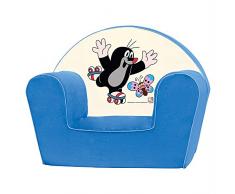 Bino 13778 - Poltrona con Motivo la Piccola Talpa, Blu