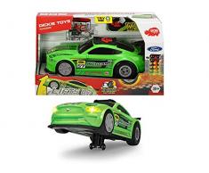 Simba Dickie Ford Mustang-Wheelie Raiders 25.5 Cm, Motorizzato, Luci E Suoni, Multicolore, 4006333060755