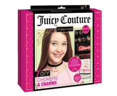 Make It Real Juicy Couture girocolli & Charms. Fai da Te Kit Fare Choker Gioielli per Ragazze. Progettare e Creare Ragazze Girocollo Collane con Juicy Couture fascini, Perline, Nastri e Catene