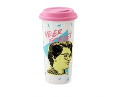 Stranger Things Lid Mug: Never Forget, Porcelain, Multicolour, One Size