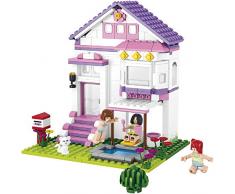 Grandi Giochi Blokki Girls Dream Villa con Piscina 291 Pezzi Gr,, GG-81120