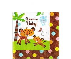 Amscan Internazionale 33 centimetri Welcome Baby Fisher Price Luncheon Tovaglioli