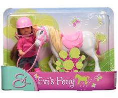 Simba 105737464 Bambola Evi Pony 3 Modelli (Sog.A Scelta)