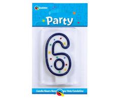 Pioneer Europe- Candela per Feste, Multicolore, 26380