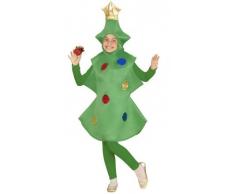 WIDMANN WDM02808 - Costume Per Bambini Albero di Natale (158 cm/11-13 Anni), Verde, S
